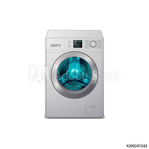 Washing Machine Vector Illustrations 500x500 Washing Machine Vector Illustrations
