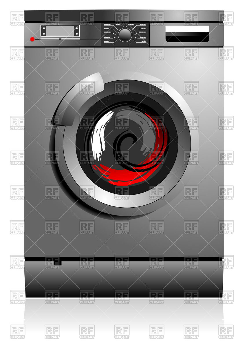 Metal Washing Machine Vector Image Of Objects Leonido 853x1200 Metal Washing Machine Vector Image Of Objects Leonido