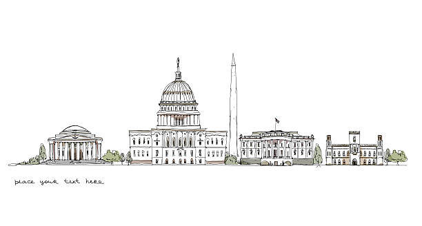 612x328 Washington Dc Skyline Clipart