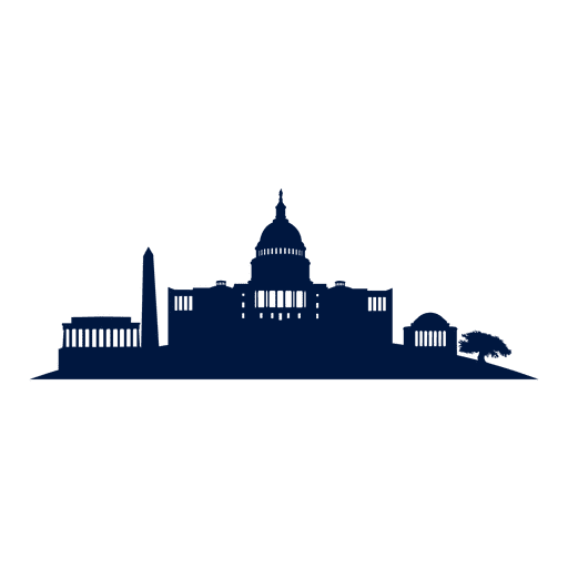 512x512 Washington Dc Skyline Cityscape Silhouette