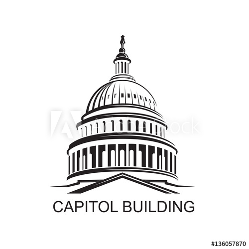 500x500 Unated States Capitol Building Icon In Washington Dc