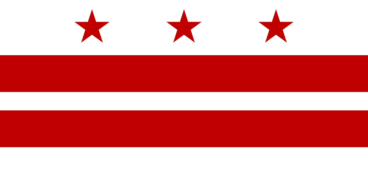1200x600 Free Washington, D C Flag Images Gif, Pdf, Png