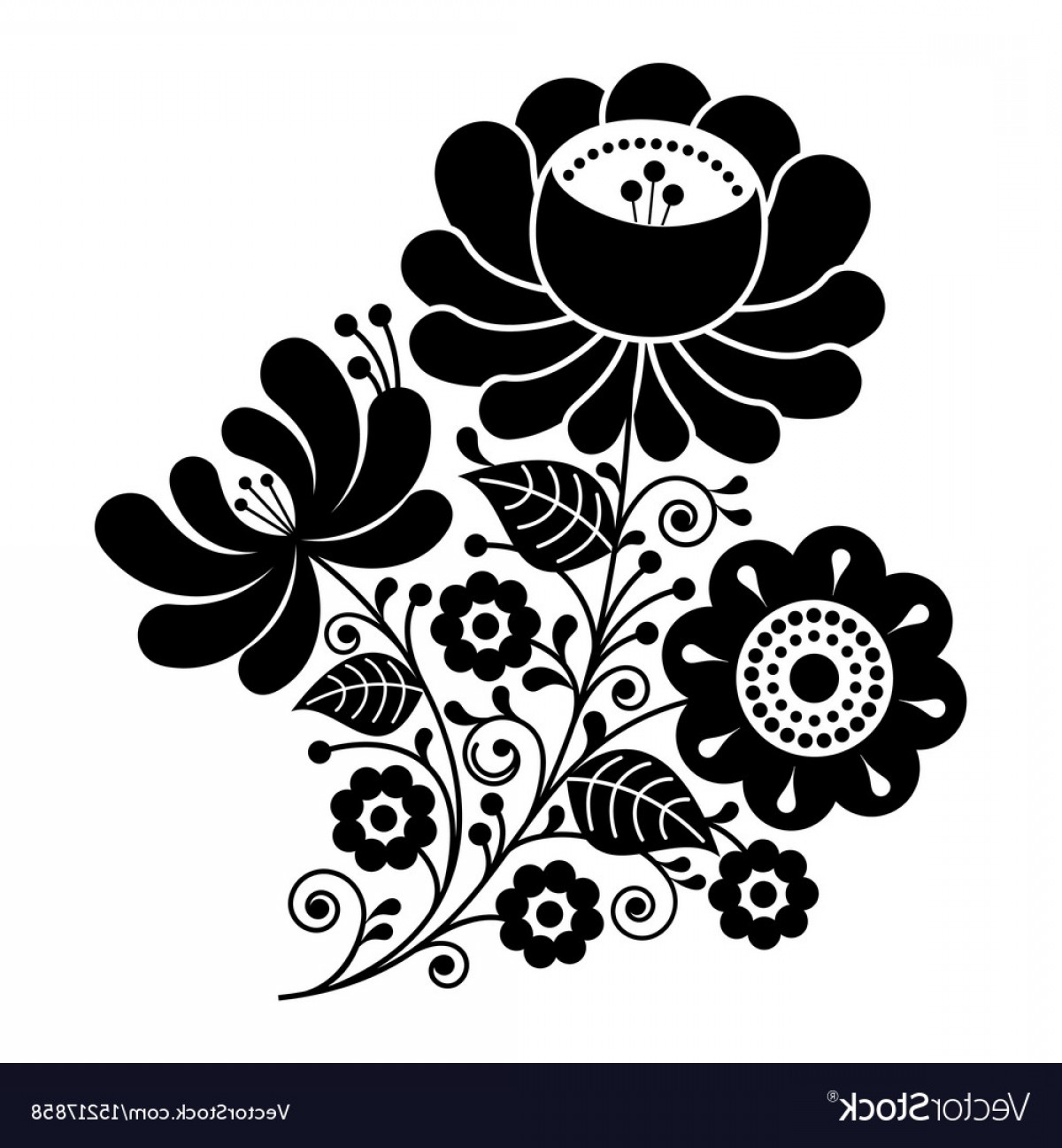 1200x1296 Flower Vector Art Wallkeeper