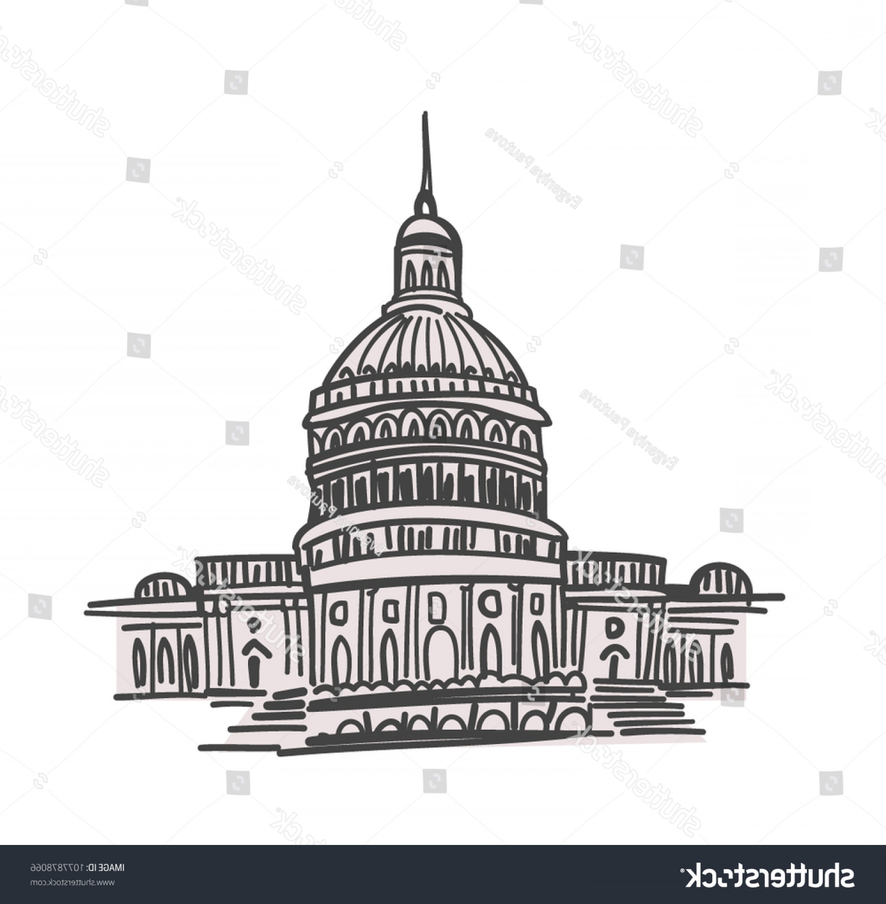 1800x1837 Washington Dc Landmarks Hand Drawn Vector Studiogrfx