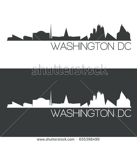 450x470 Washington Dc Skyline Art Dc Skyline Pop