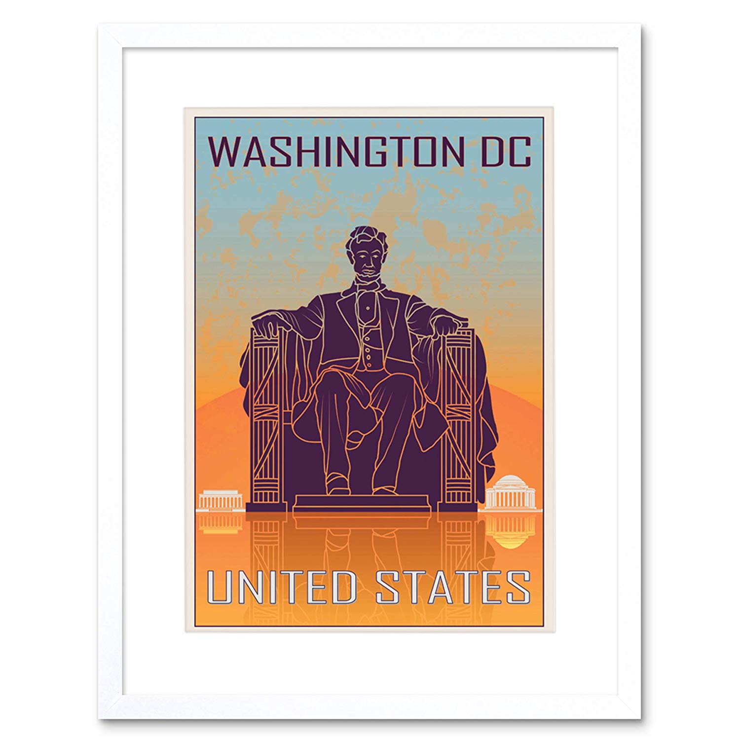 1500x1500 Travel Washington Dc Lincoln Memorial Capitol Vector