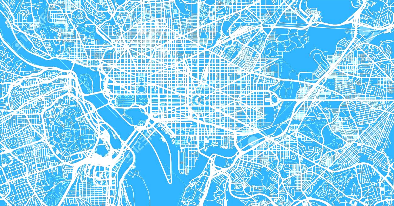 1300x680 City Map Vector Art E