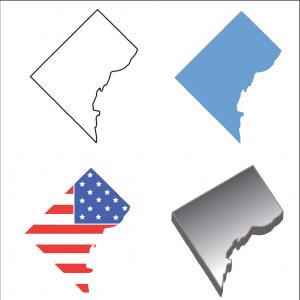 State Map Of Washington Dc Vector Studiogrfx 300x300 State Map Of Washington Dc Vector Studiogrfx