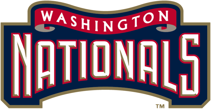 Washington Nationals Wordmark Logo 735x380 Washington Nationals Wordmark Logo