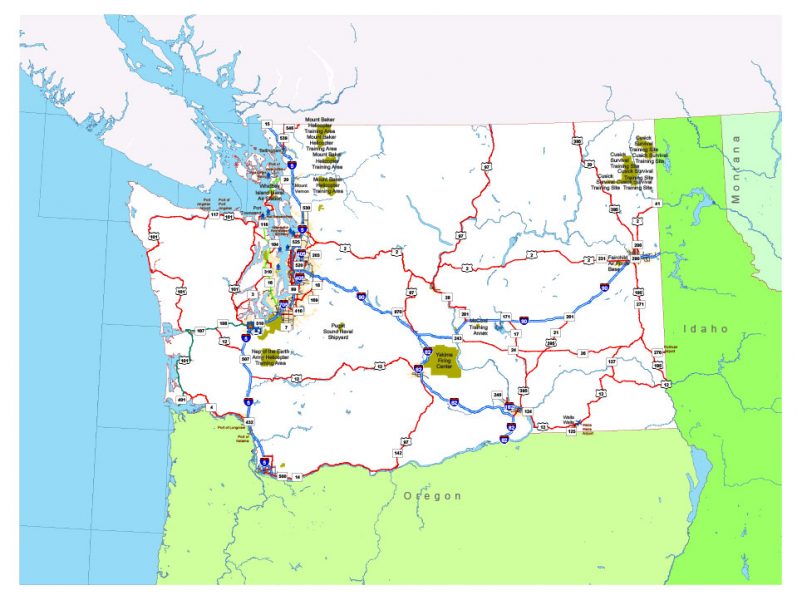 797x600 Free Vector Map State Washington Us Adobe Illustrator And Pdf Download