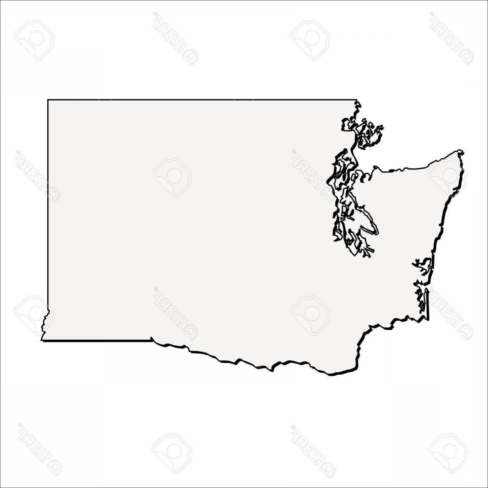 1560x1560 State Silhouettes Vector Clip Art Geekchicpro