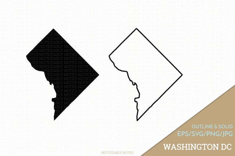 794x528 Washington D C Vector Washington Clipart Dc Clip Art Etsy