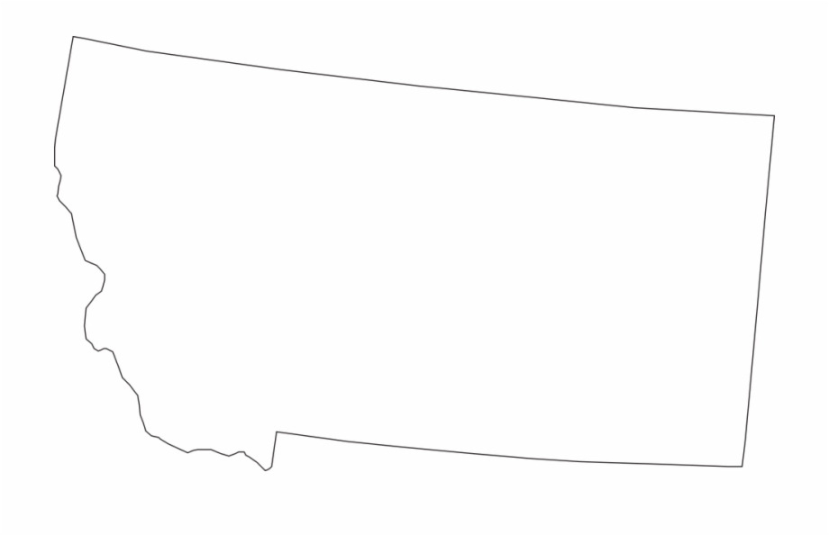 920x595 Montana State Map And Flag Royalty Free Vector Image