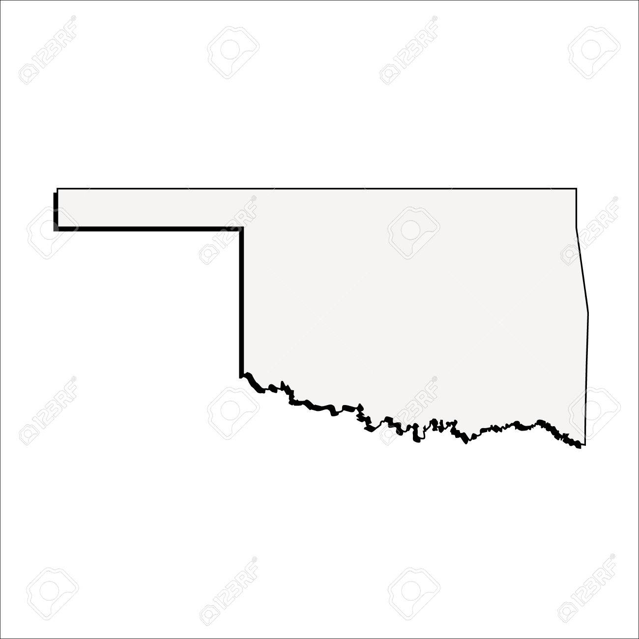 1300x1300 Oklahoma State Outline Clipart