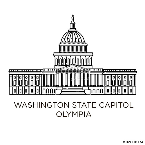 Washington State Vector At Vectorified.com 