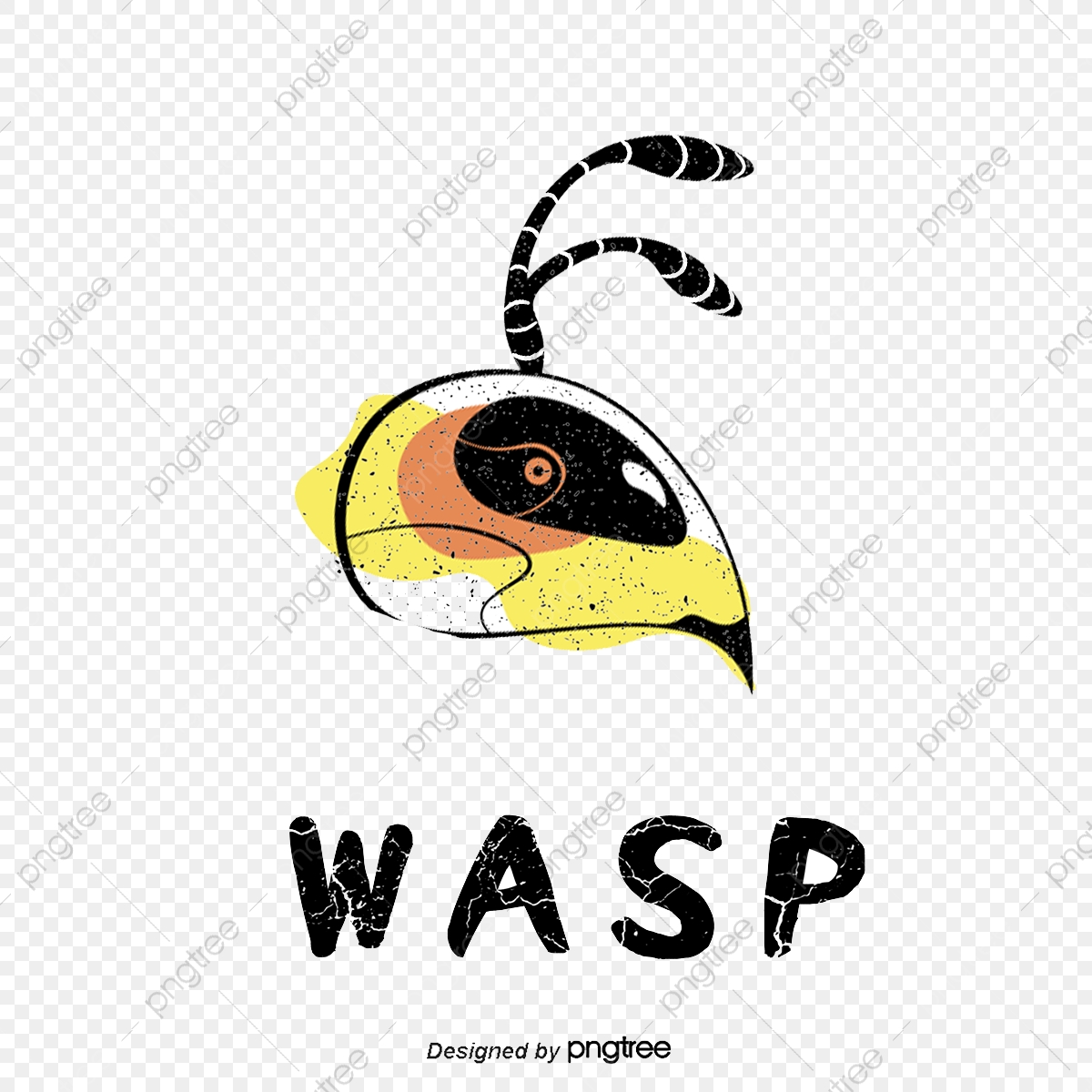 1200x1200 Hornets Head Image, Head Vector, Wasp, Vector Png And Vector