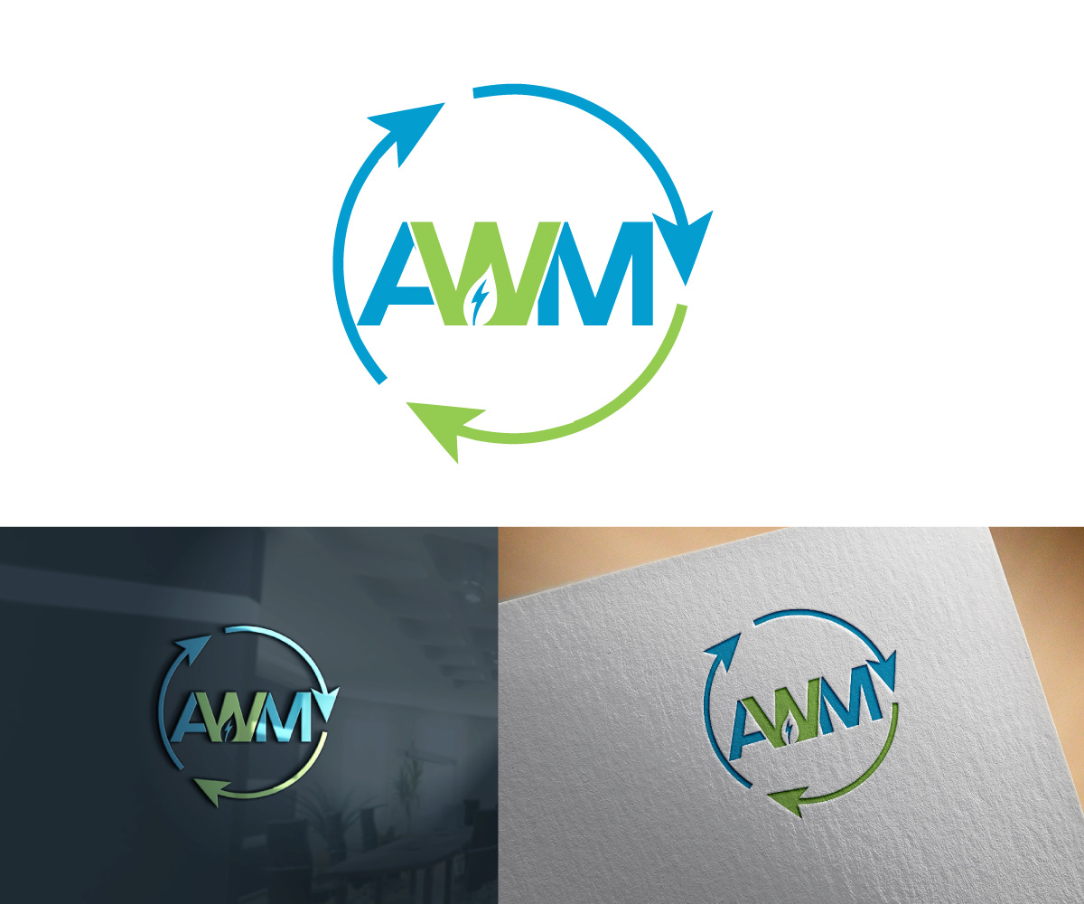 1200x1000 Elegant, Playful, Waste Management Logo Design For Awm