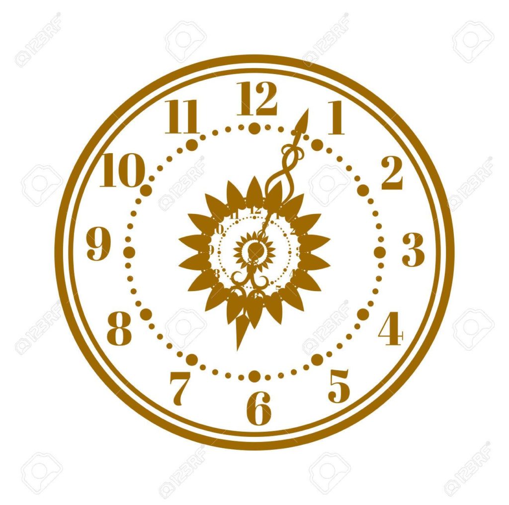 1024x1015 Flat Watch Face Circle Measurement And Watch Face Time Dial Vector