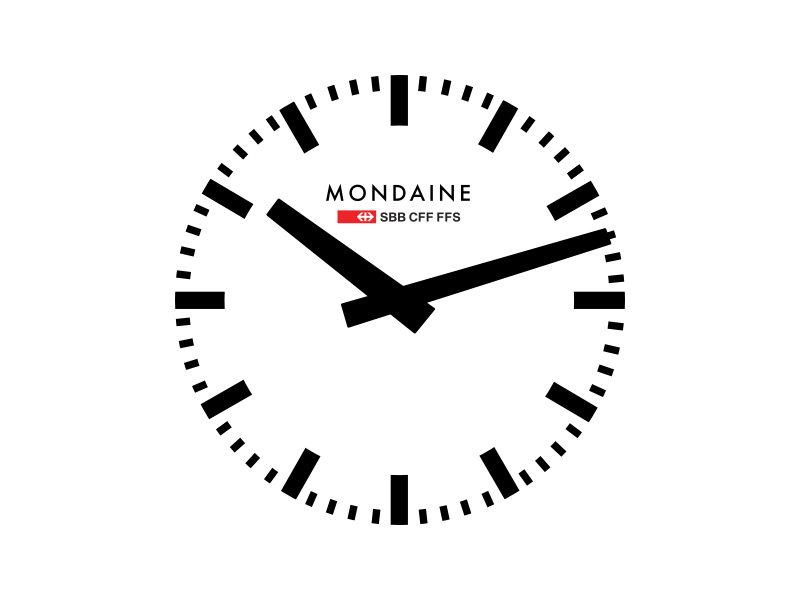 800x600 Mondaine Watch Face Template Sketch Freebie