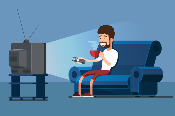 600x400 Page Tv On Curated Vector Illustrations, Stock Royalty Free