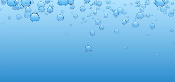 588x277 Bubbles With Water Background Vector Free Download