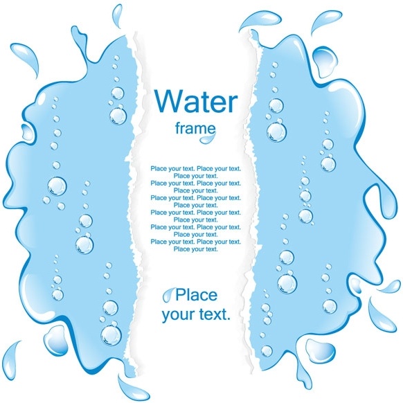582x582 A Pool Of Water Border Vector Free Vector In Encapsulated