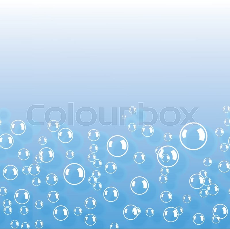 800x796 Water Bubbles Seamless Border, Vector Stock Vector Colourbox