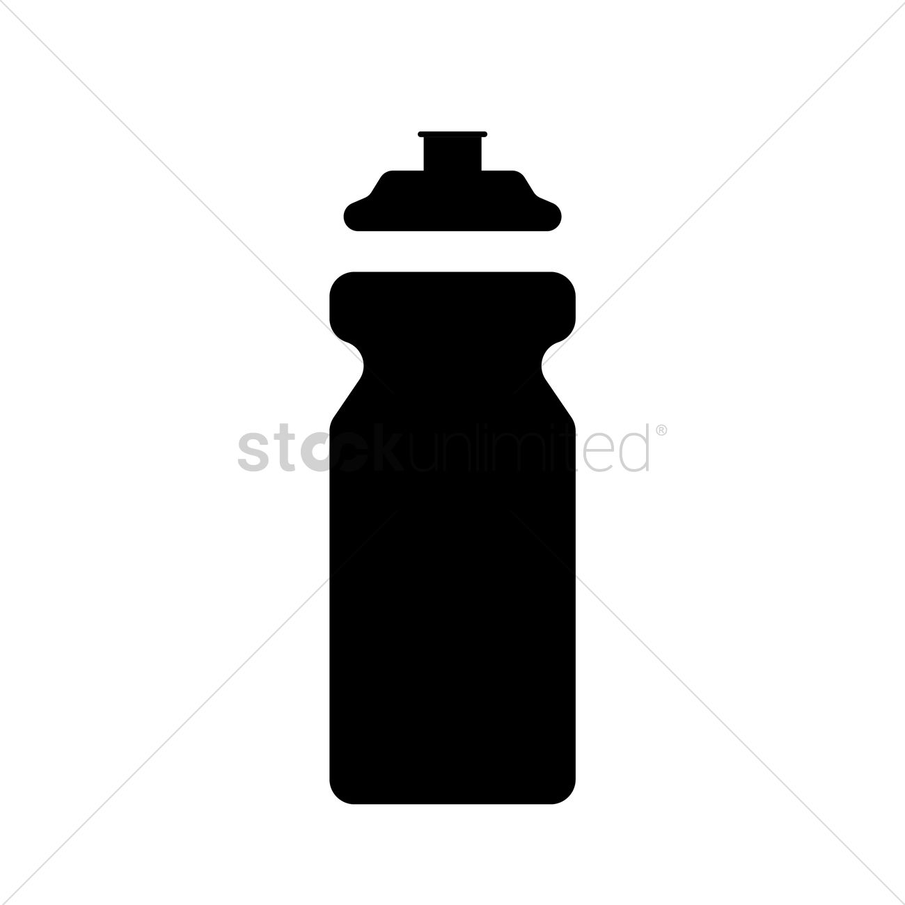1300x1300 Sport Water Bottle Vector Image