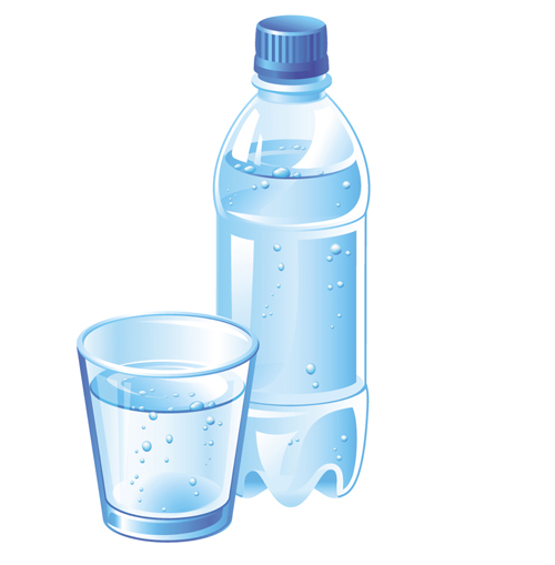 500x509 Vector Water Bottle Template Material Free Download