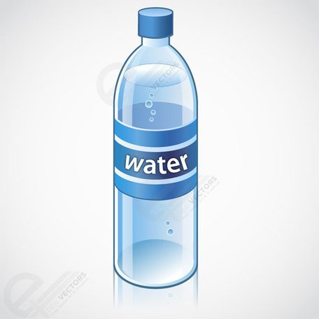 456x456 Free Water Bottle Vector Object Free Downloads Clipart And Vector