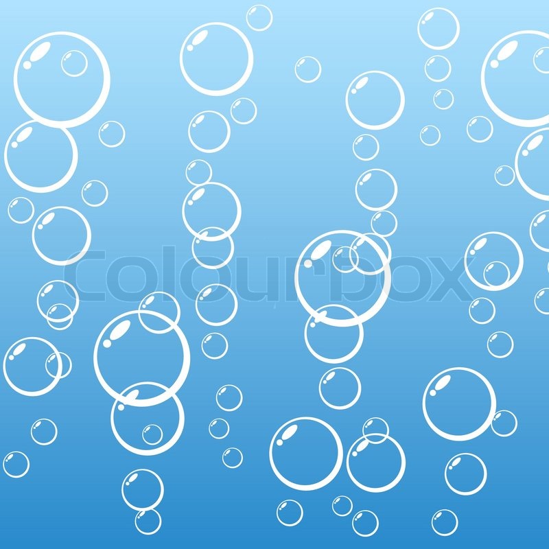 Blue Water With Bubbles Vector Stock Vector Colourbox 800x800 Blue Water With Bubbles Vector Stock Vector Colourbox