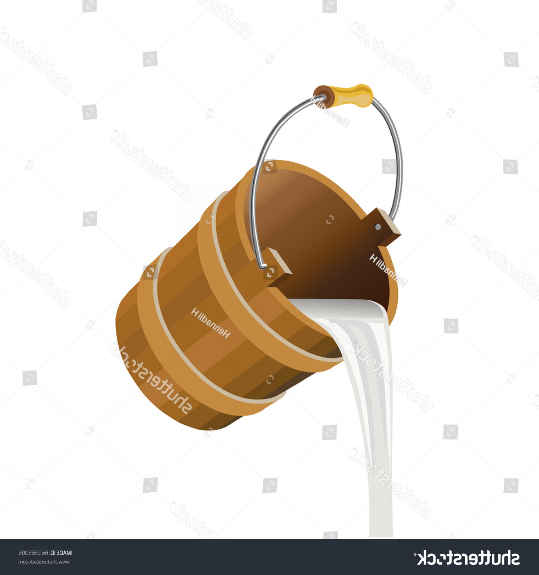 Pouring Milk Into Wooden Bucket Vector Soidergi 1800x1920 Pouring Milk Into Wooden Bucket Vector Soidergi