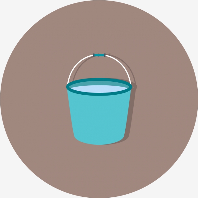 Vector Bucket Icon, Water, Bucket, Pail Png And Vector 640x640 Vector Bucket Icon, Water, Bucket, Pail Png And Vector