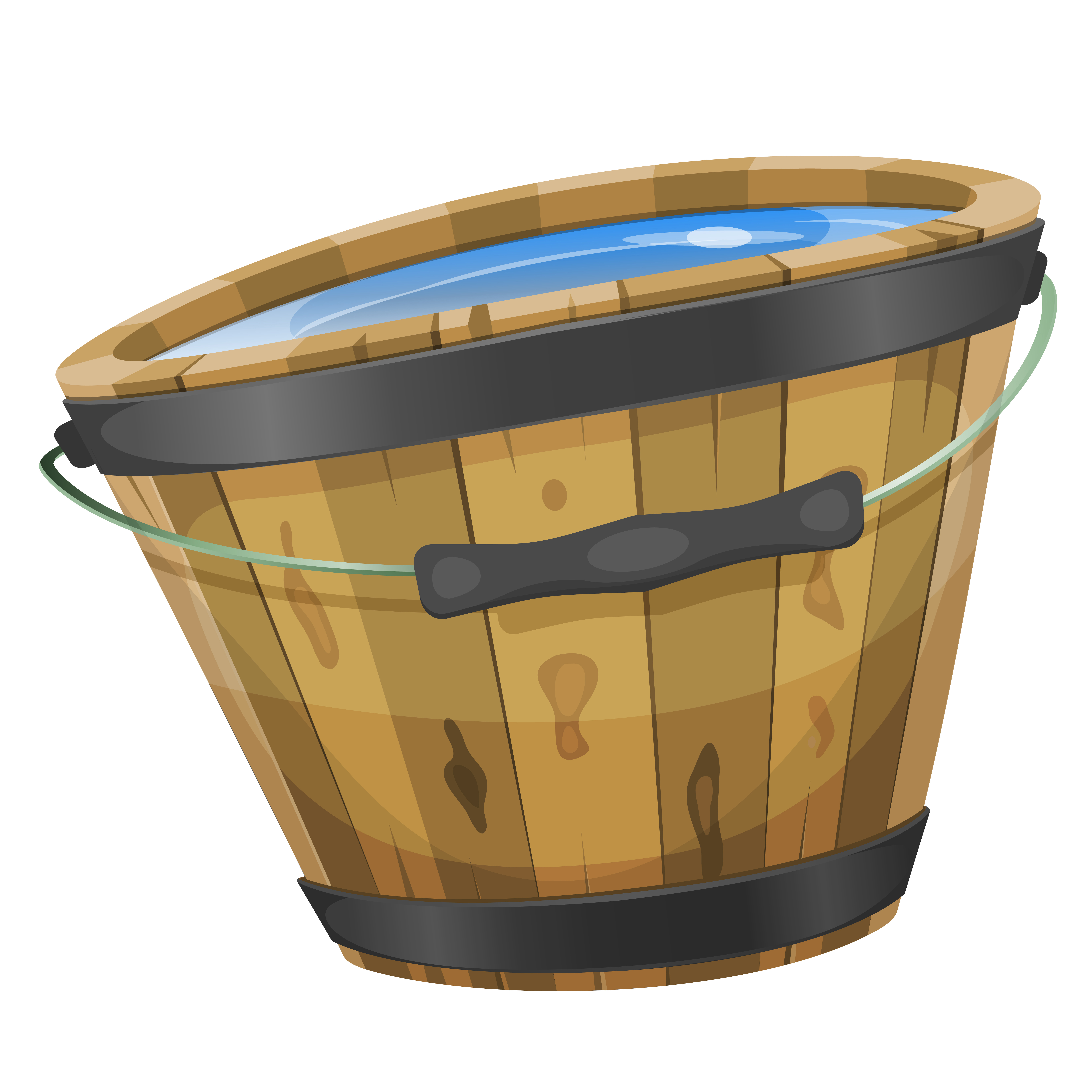 Water Bucket Free Vector Art 7087x7087 Water Bucket Free Vector Art