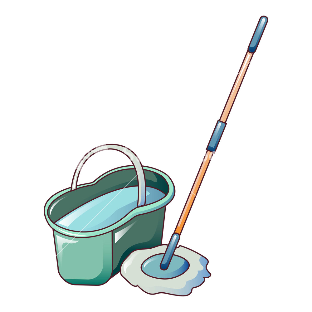 Water Bucket Mop Icon Cartoon Of Water Bucket Mop Vector Icon 1000x1000 Water Bucket Mop Icon Cartoon Of Water Bucket Mop Vector Icon