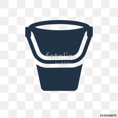 Water Bucket Vector Icon Isolated On Transparent Background, Water 500x500 Water Bucket Vector Icon Isolated On Transparent Background, Water