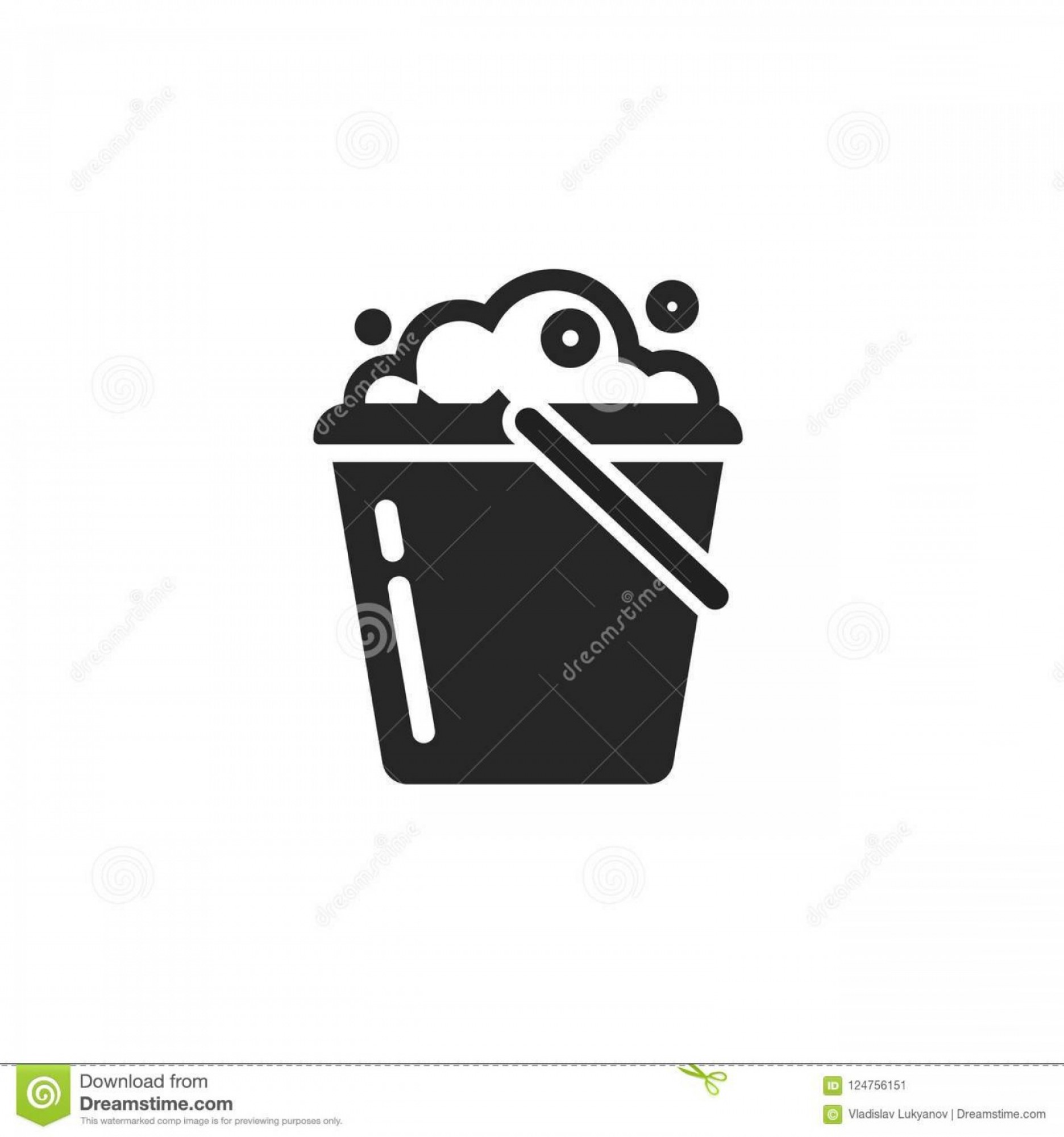 Bucket Water Icon Vector Isolated Pail Bucketful Foam Bubbles 1872x2001 Bucket Water Icon Vector Isolated Pail Bucketful Foam Bubbles