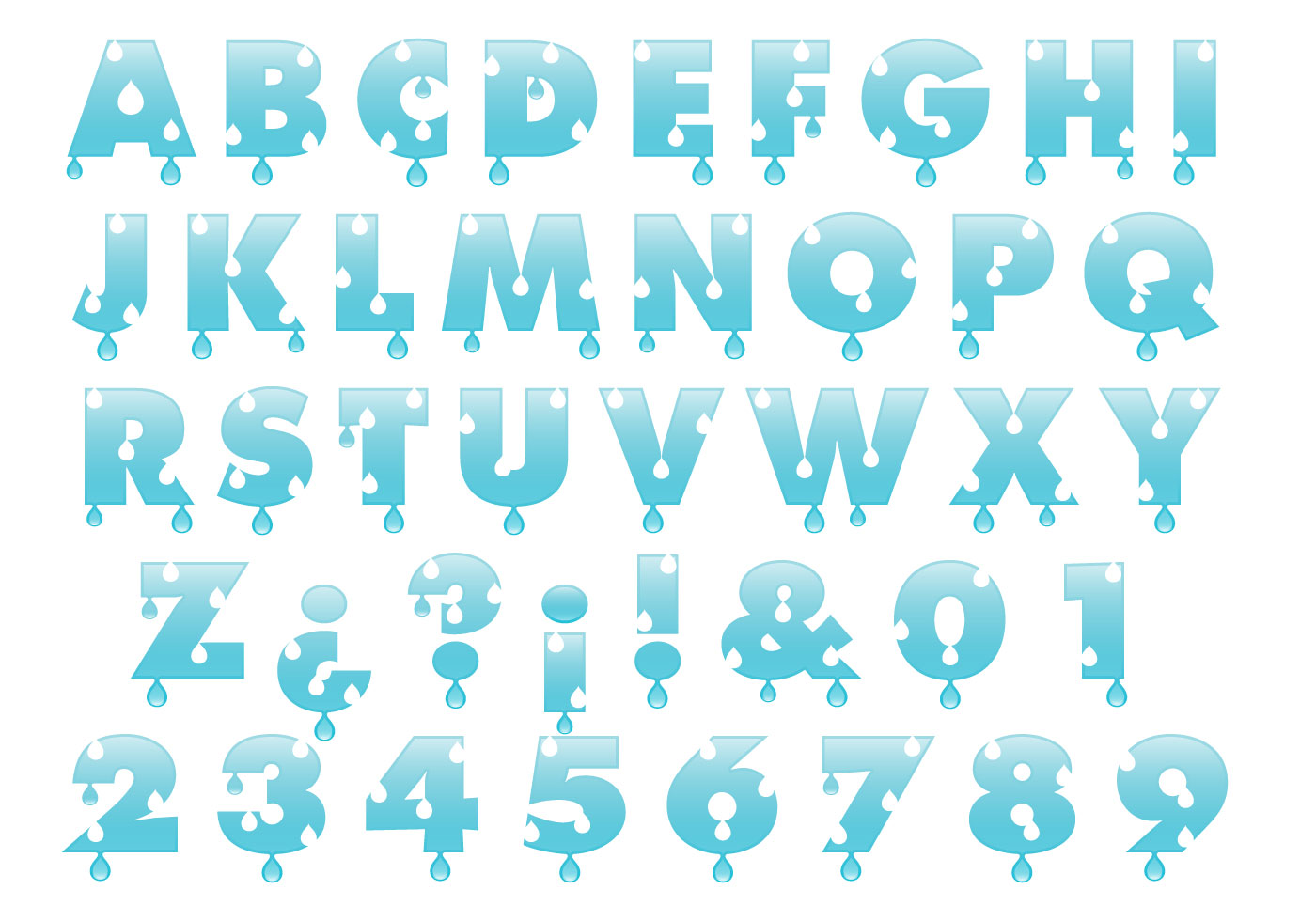 1400x980 Water Drip Type