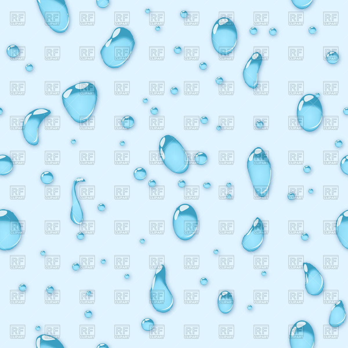 Abstract Water Drops Seamless Background Vector Image 1200x1200 Abstract Water Drops Seamless Background Vector Image