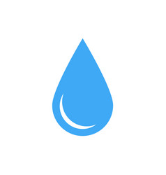 238x250 Blue Water Drop Symbol Simple Flat Icon Vector