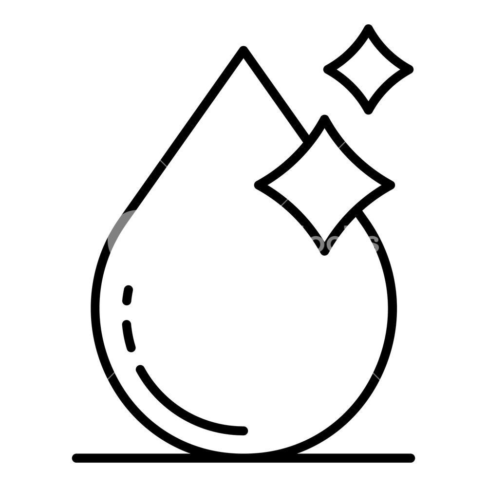 1000x1000 Shiny Filtered Water Drop Icon Outline Shiny Filtered Water Drop
