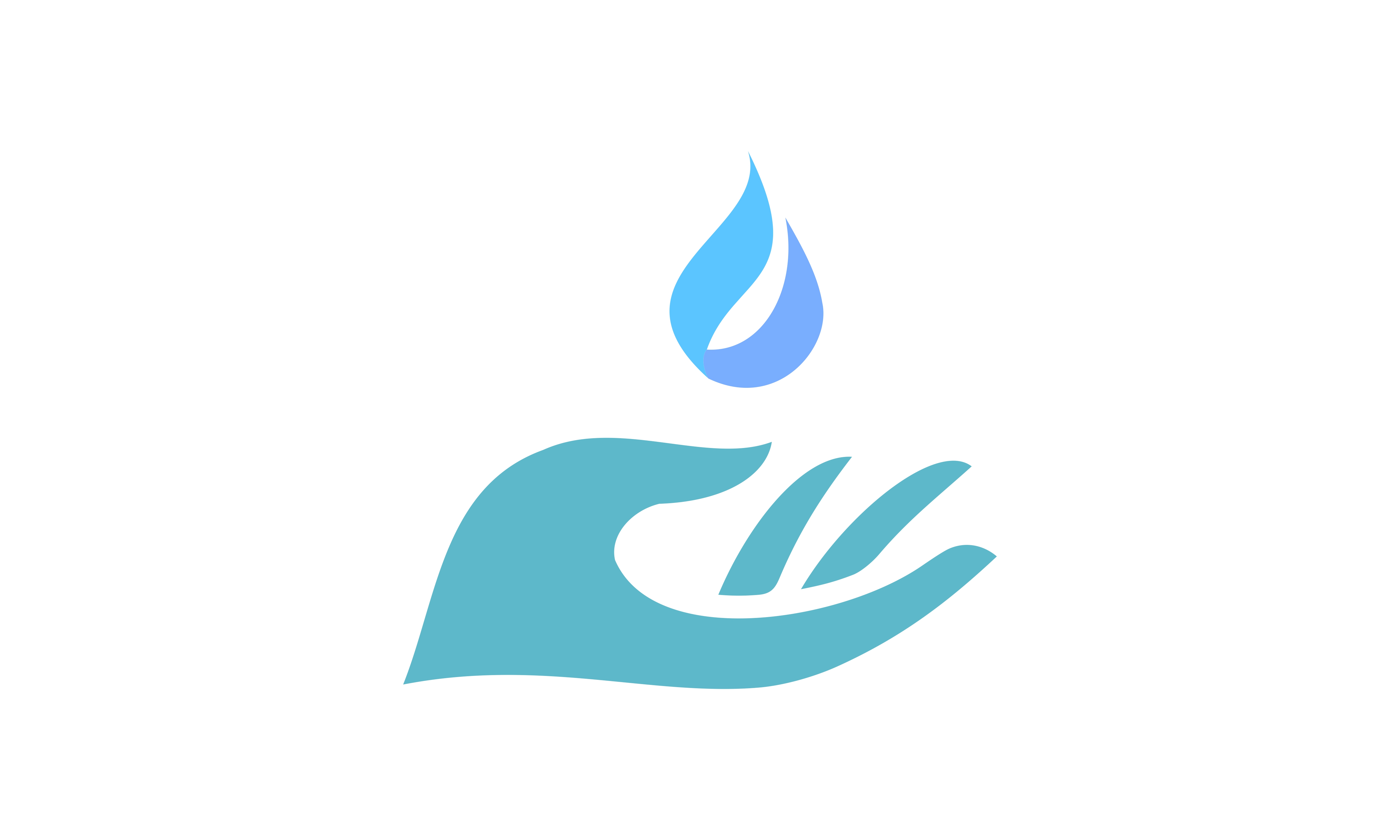 5000x3000 Hand Water Drop Logo Vector Graphic