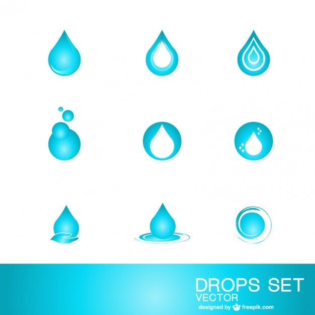 626x625 Water Drop Logo Template Free Vector Water Drops Free Logo