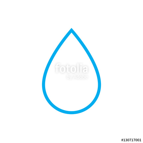 Water Drop Outline Vector at Vectorified.com | Collection of Water Drop ...