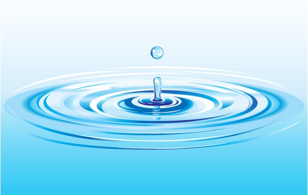 Realistic Water Drop Splash Vector Free Download 600x380 Realistic Water Drop Splash Vector Free Download