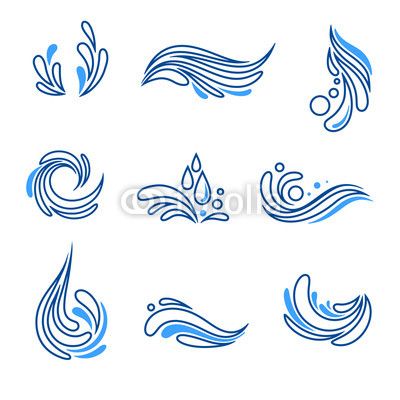 Water Drop And Splash Eco Icon Vector Set Divine Intent Massage 400x400 Water Drop And Splash Eco Icon Vector Set Divine Intent Massage