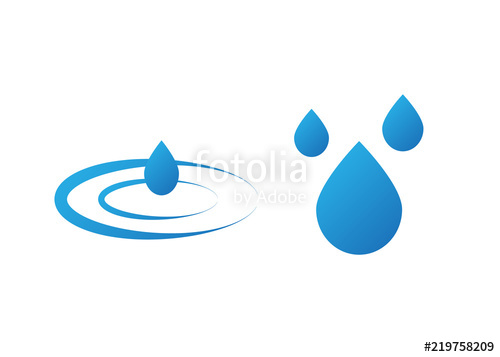 Water Drops Set Of Water Drops, Splash Vector Stock Image 500x357 Water Drops Set Of Water Drops, Splash Vector Stock Image