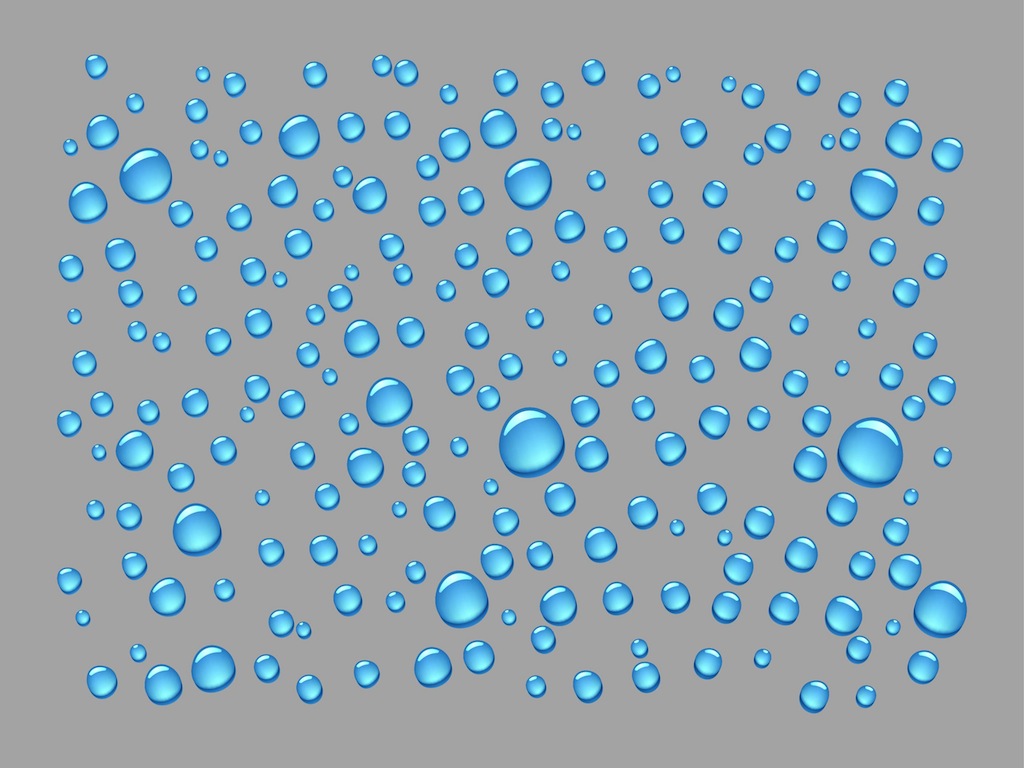 Water Drops Vector 1024x768 Water Drops Vector