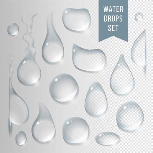 Crystal Clear Water Drops Vector Illustration Free Download 500x500 Crystal Clear Water Drops Vector Illustration Free Download