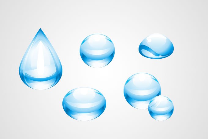 Free Water Drop Vector Graphics 680x455 Free Water Drop Vector Graphics